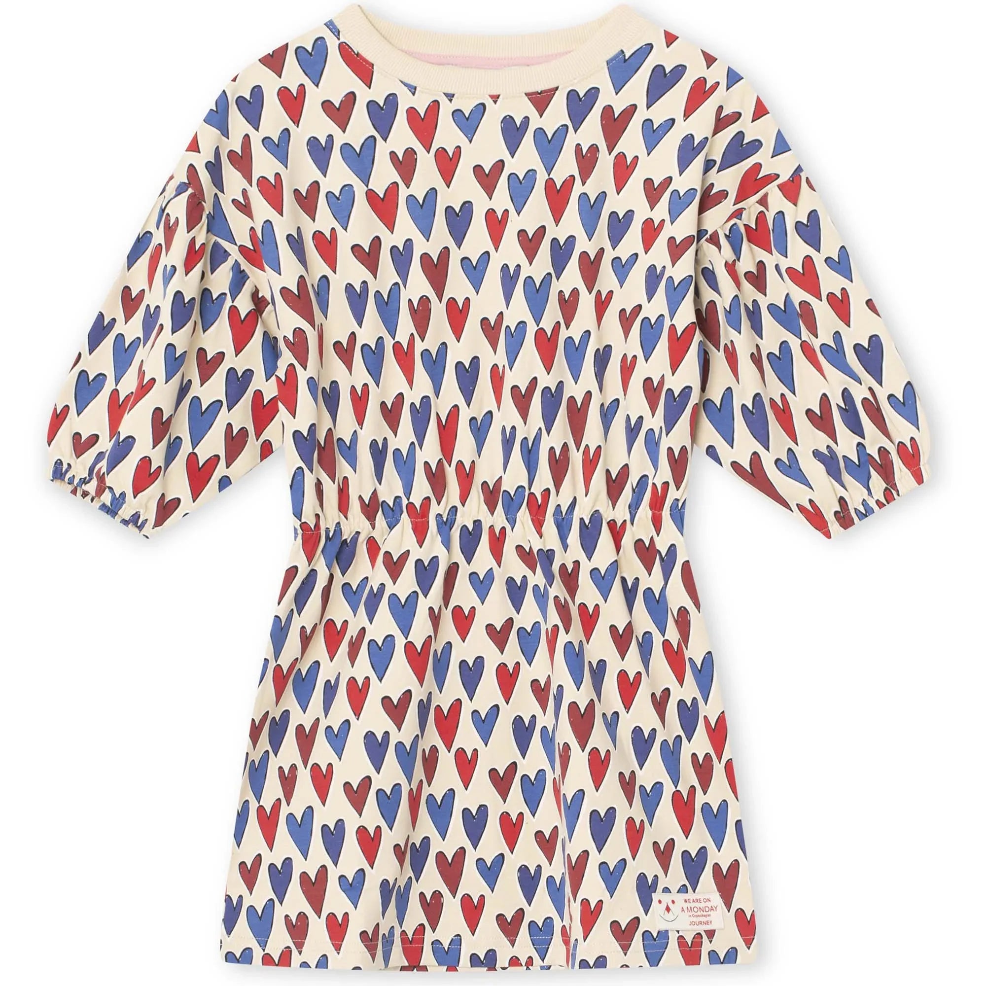 Nanna Dress Heart Print - A Monday In Copenhagen