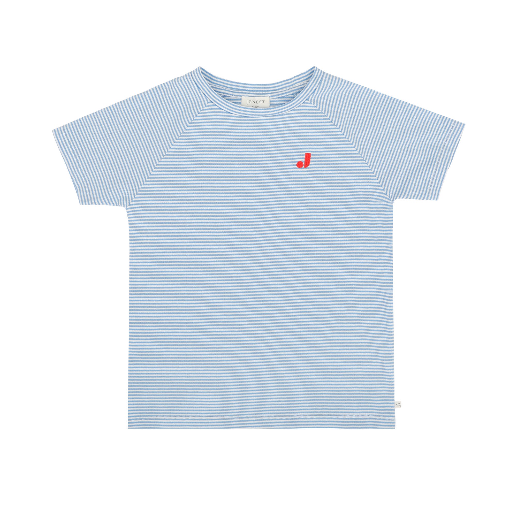 Nurture T-shirt Grape Blue Stripe