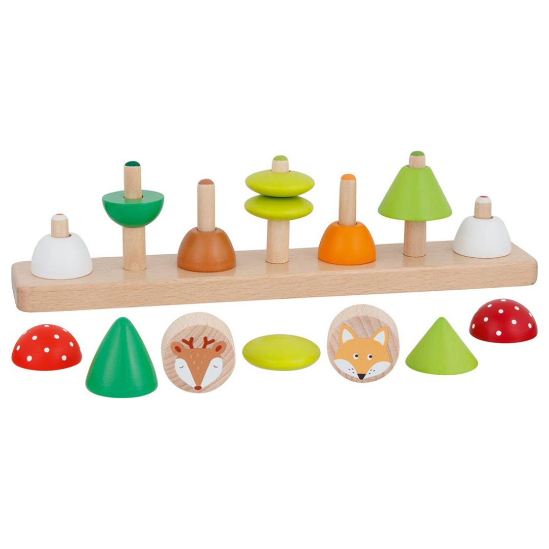 Sorteerspel Kleuren & Vormen In Het Bos