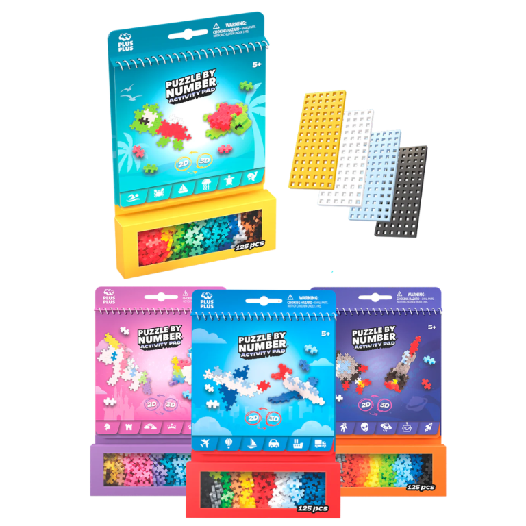 Puzzle By Number Activity Pad - 125pcs