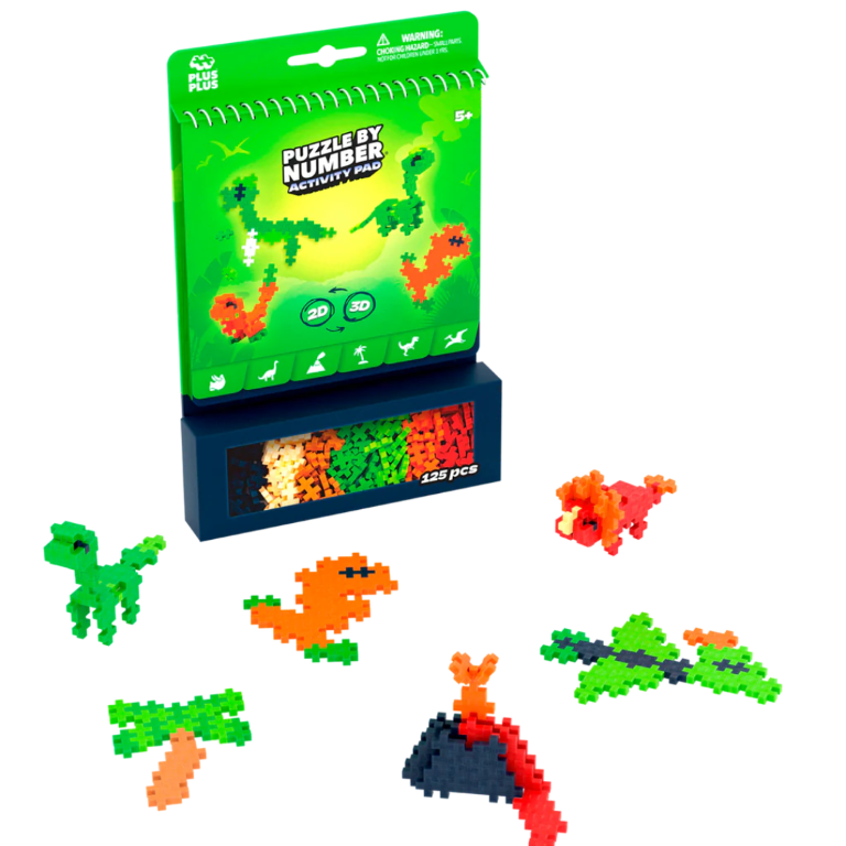 Puzzle By Number Activity Pad - 125pcs