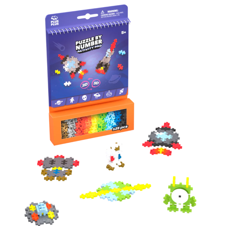 Puzzle By Number Activity Pad - 125pcs