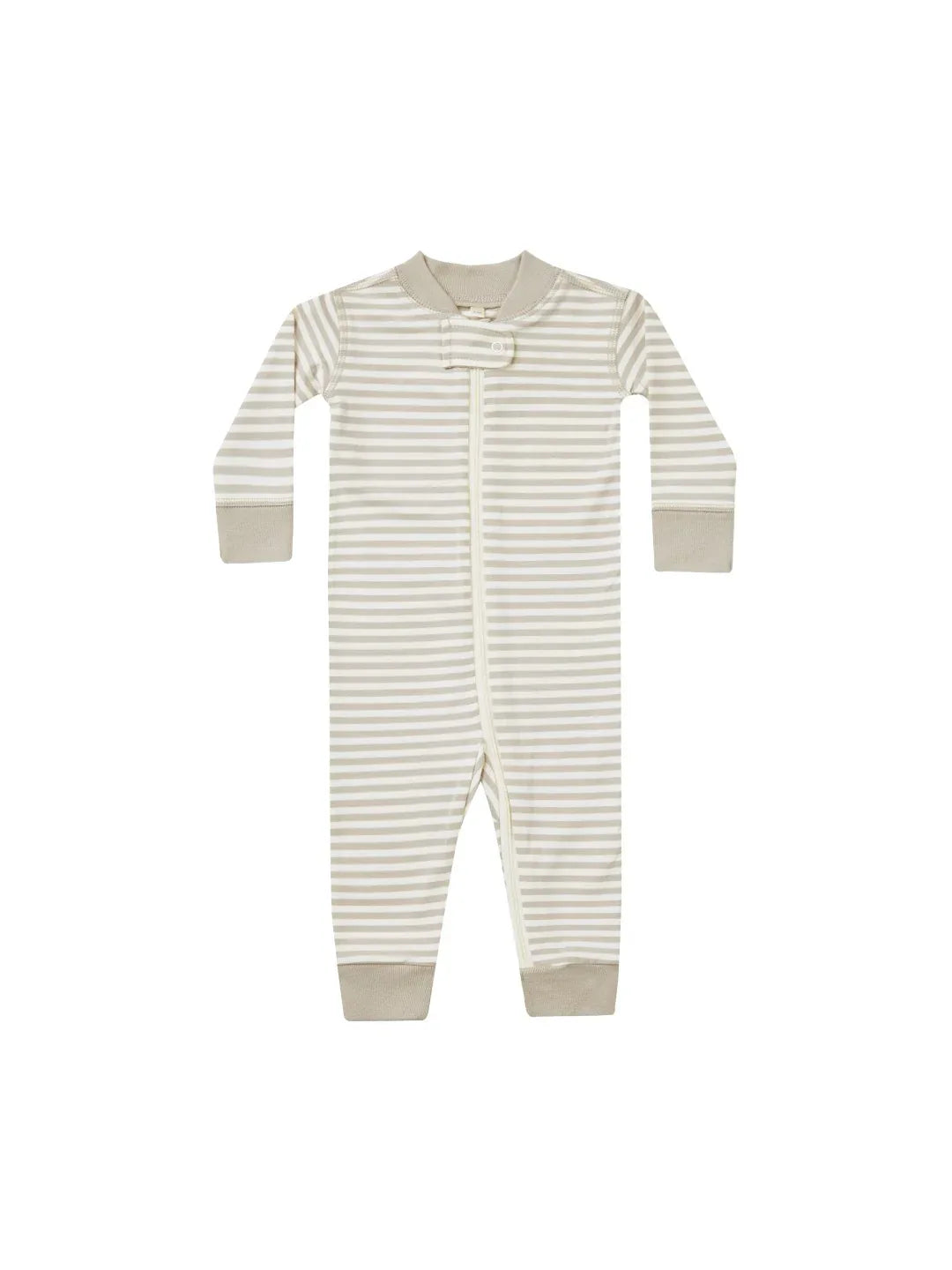 Zip Long Sleeve Sleeper Ash Stripe - KDkes