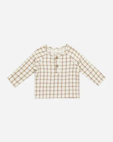 Zion Shirt Cinnamon Plaid - Quincy Mae