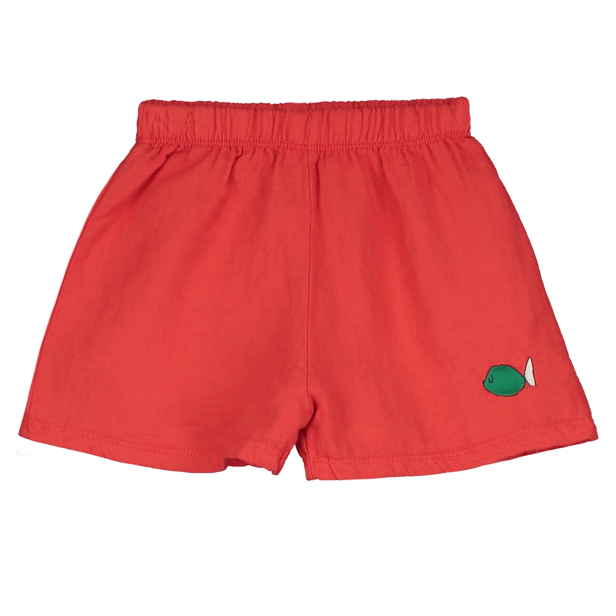 Woven Shorts Candy Fish Red - Lötiekids