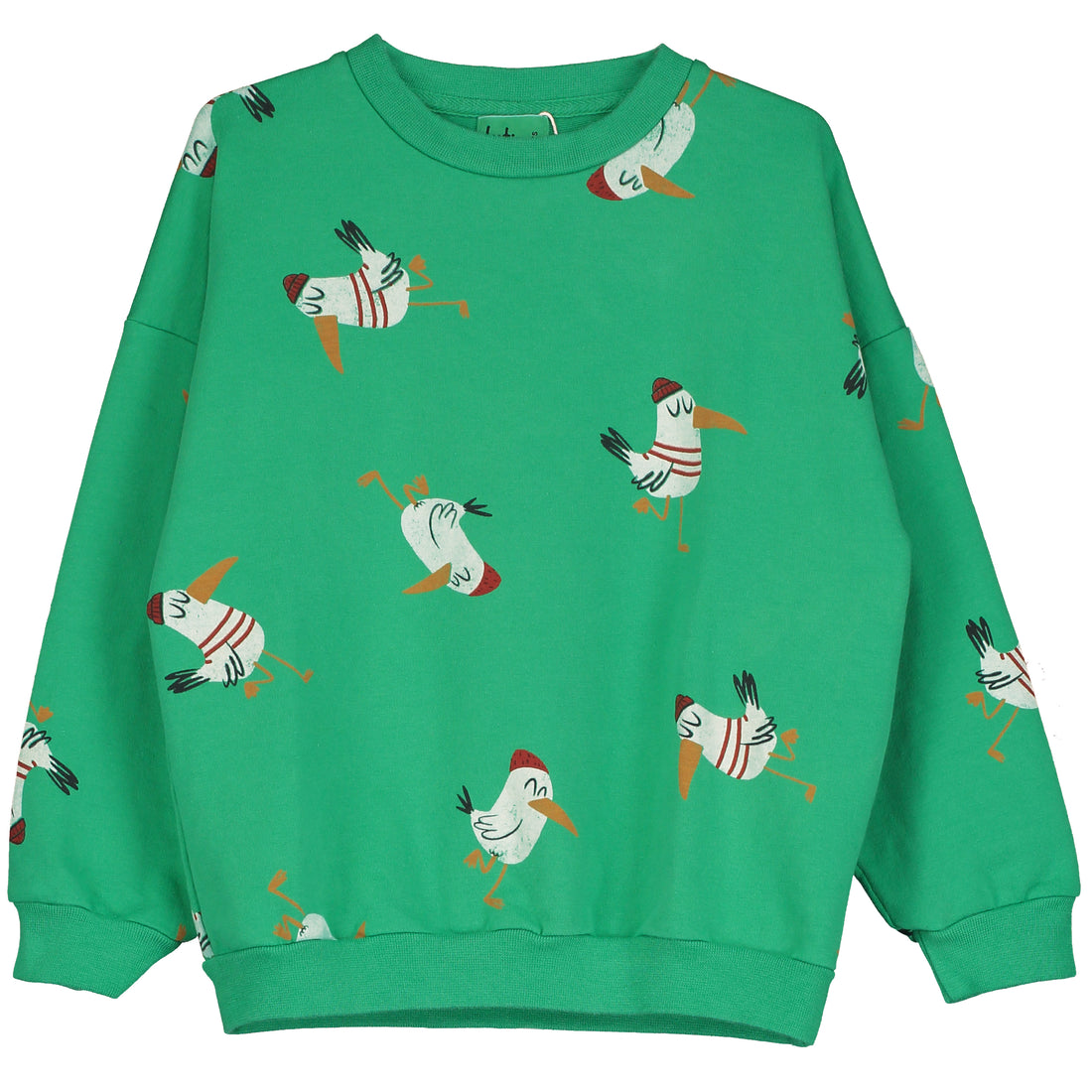 Sweatshirt Seagulls All Over Green