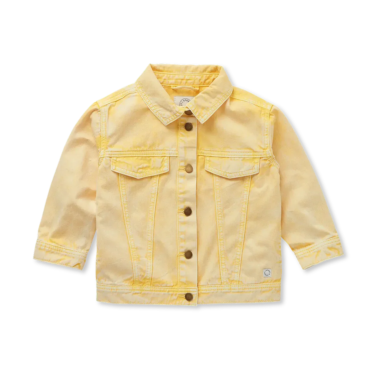 Denim Jacket Pastel Yellow - Sproet & Sprout