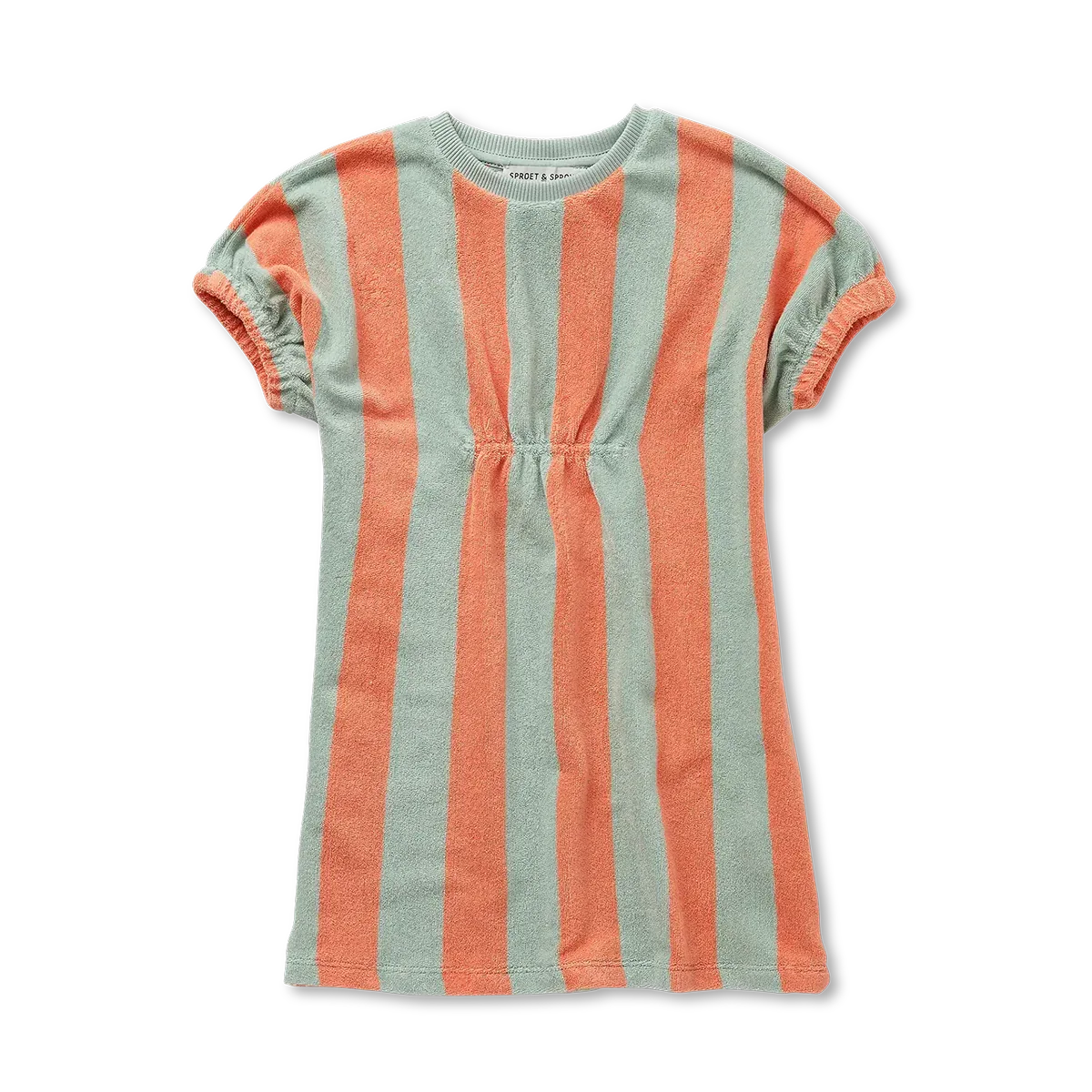 Loose Dress Stripes Silt Green - Sproet & Sprout