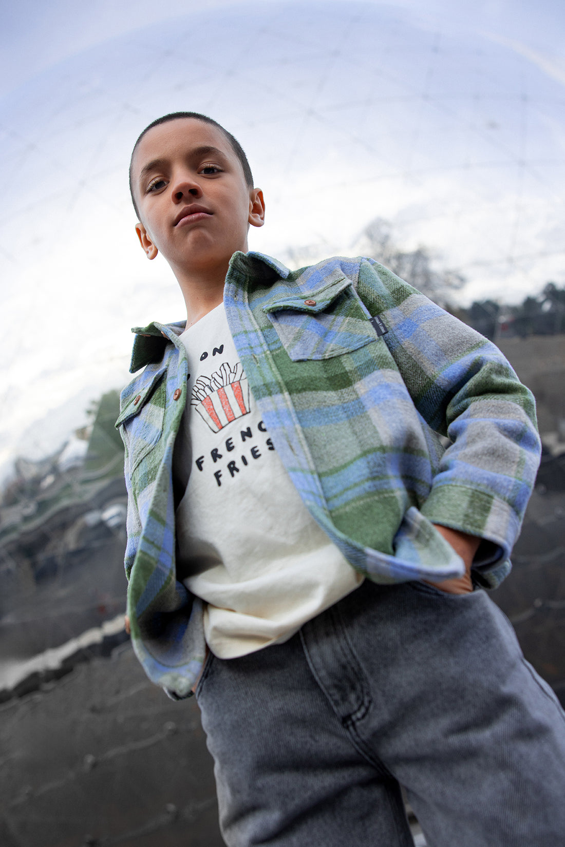 T-shirt French Fries Ivory