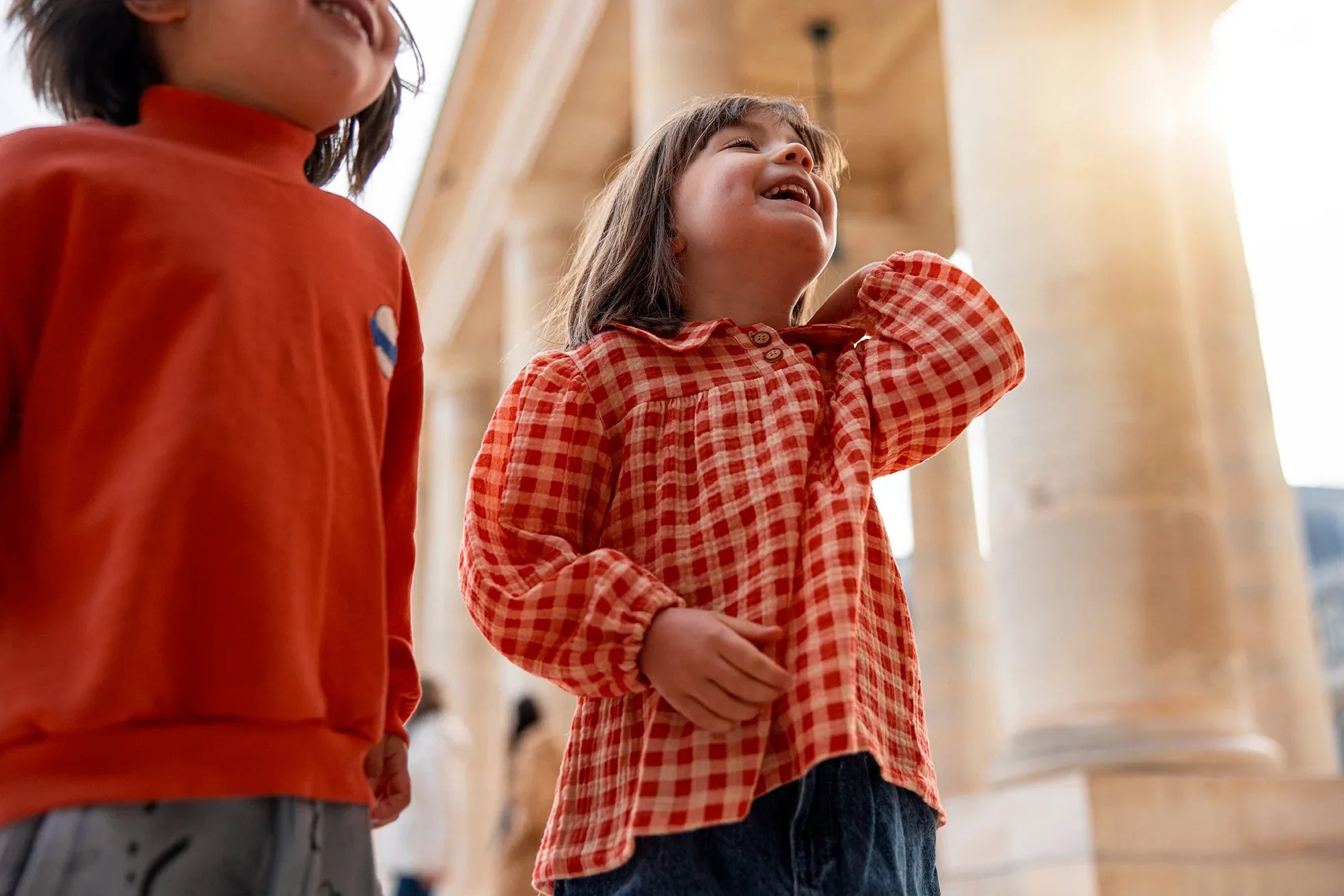Girls Check Blouse Grenadine - Sproet & Sprout