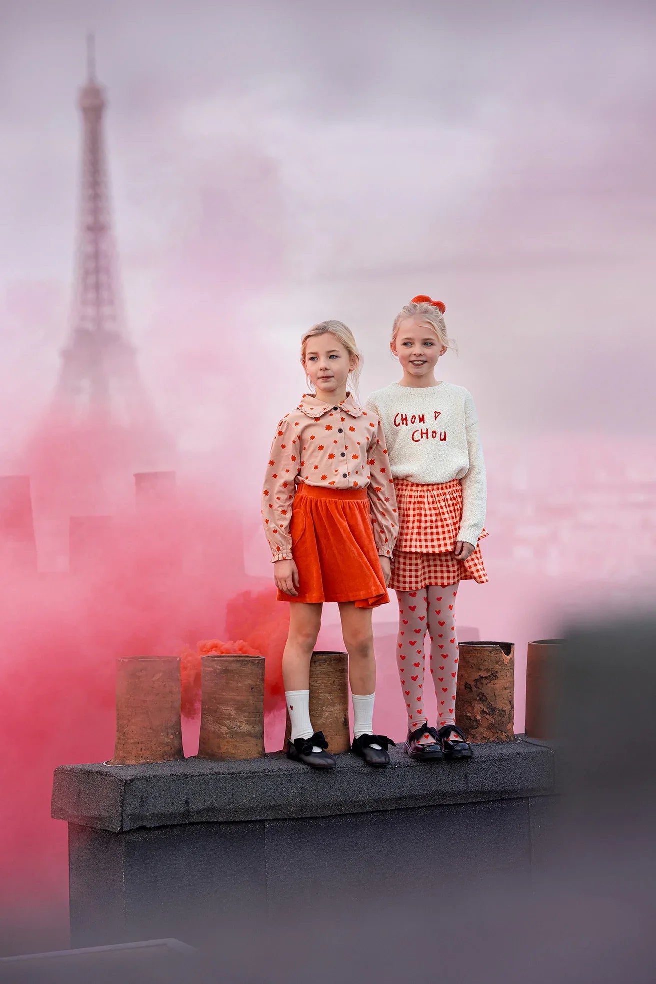 Skirt Heart Pockets Grenadine - Sproet & Sprout