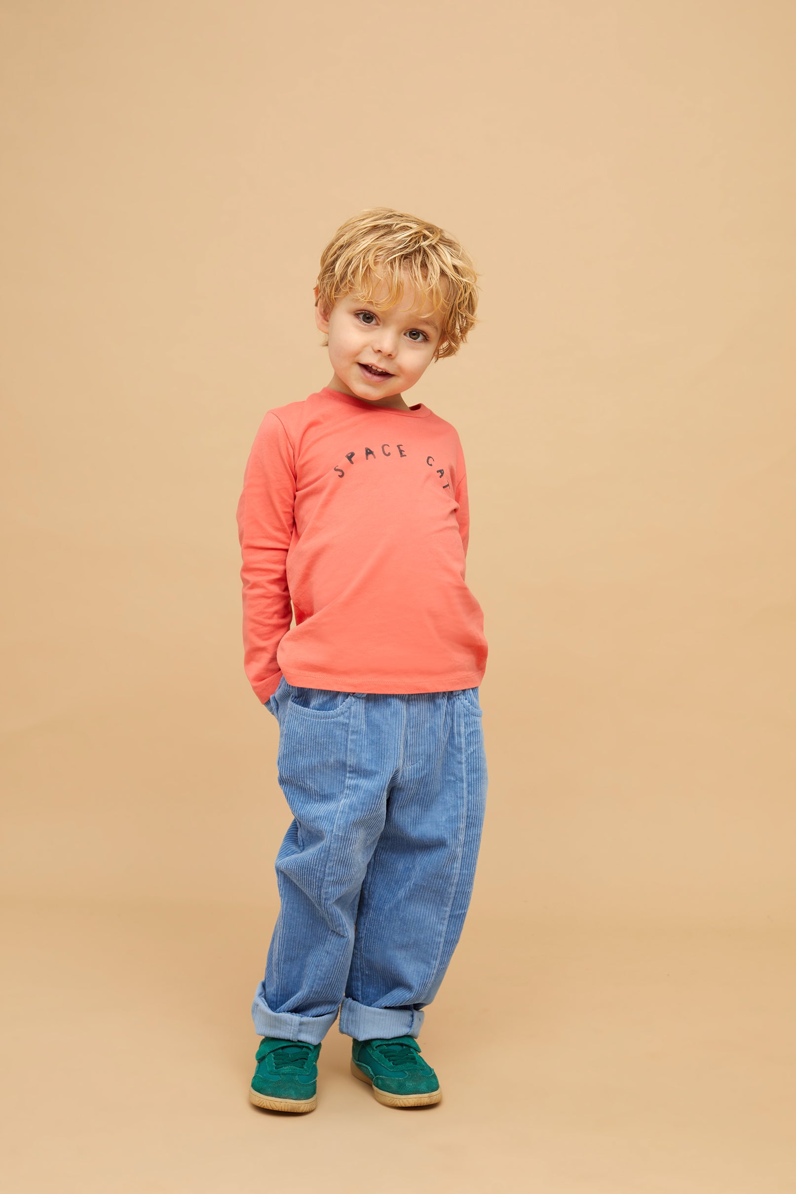 Corduroy Pants Ice Blue