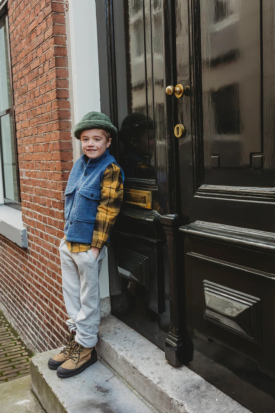 Teddy Bodywarmer Blue Shadow - Sproet & Sprout