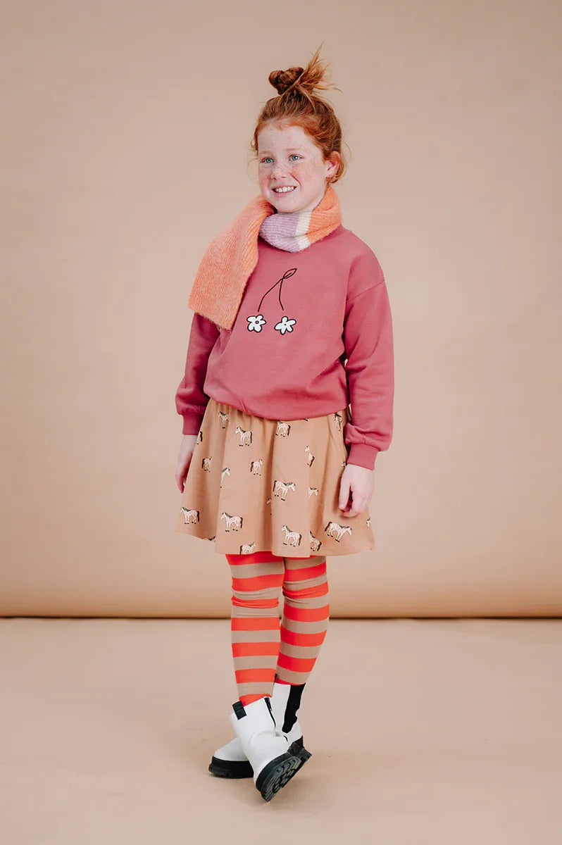 Sweatshirt Cherry Flower Mauve - KDkes