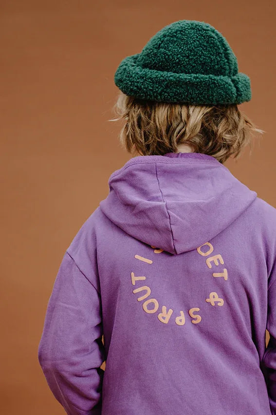 Hooded Cardigan Sproet Purple - Sproet & Sprout