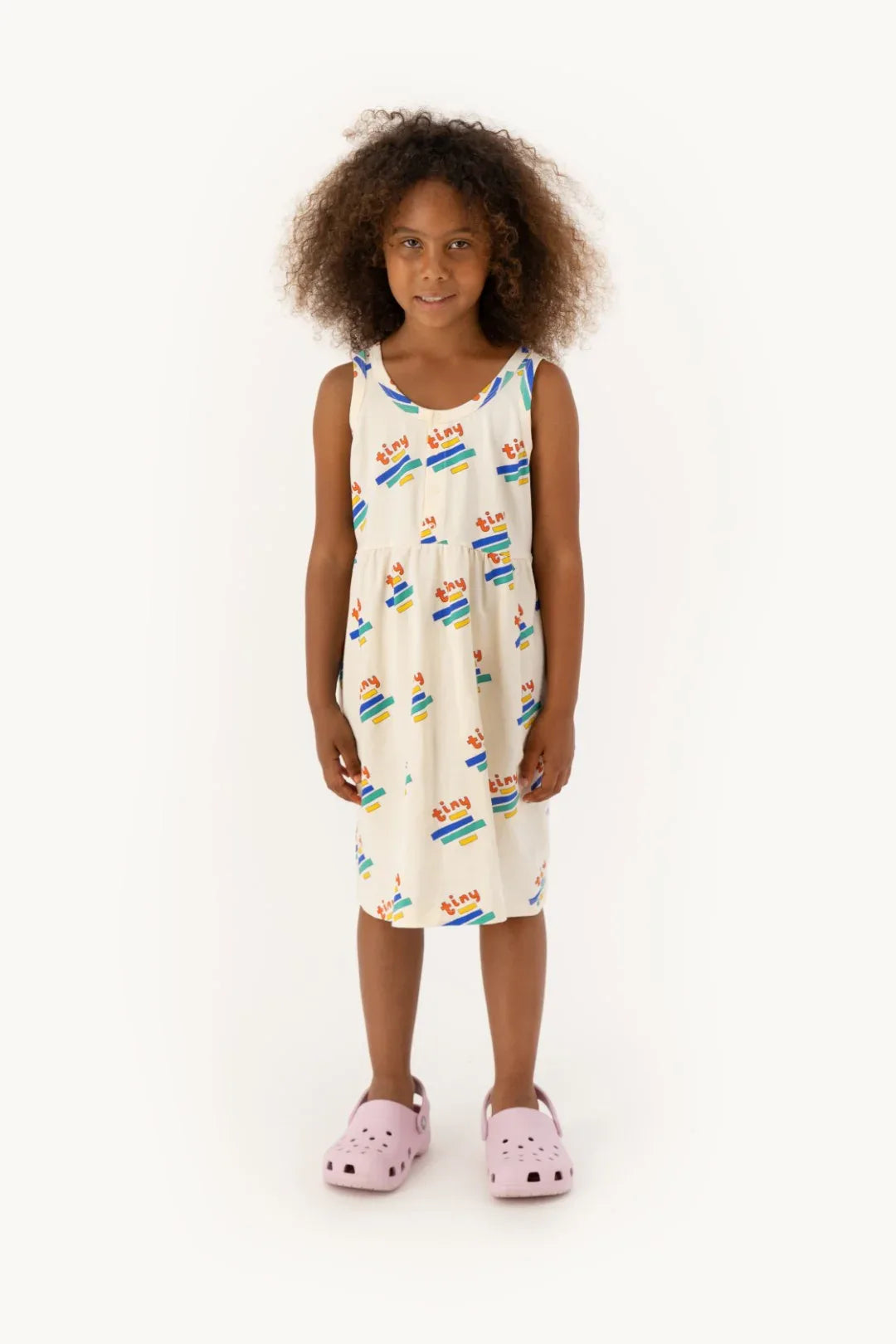 Tiny Dress Light Cream - Tinycottons