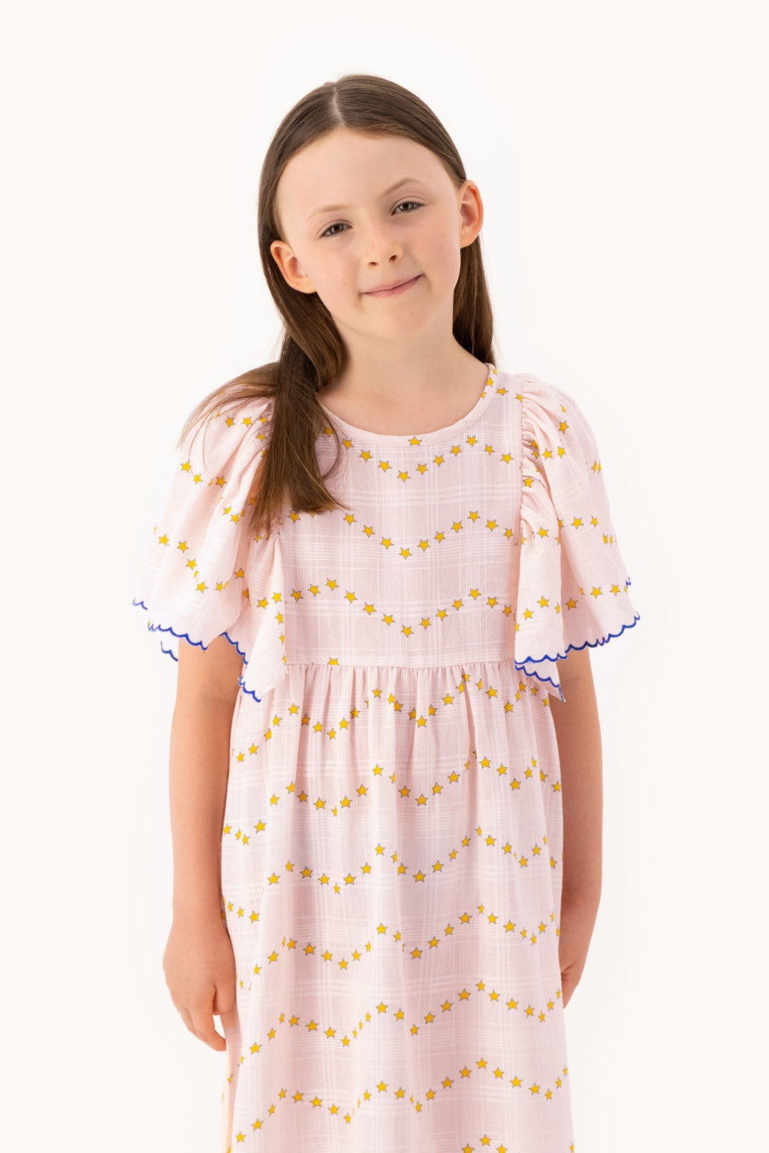 Zigzag Dress Pastel Pink