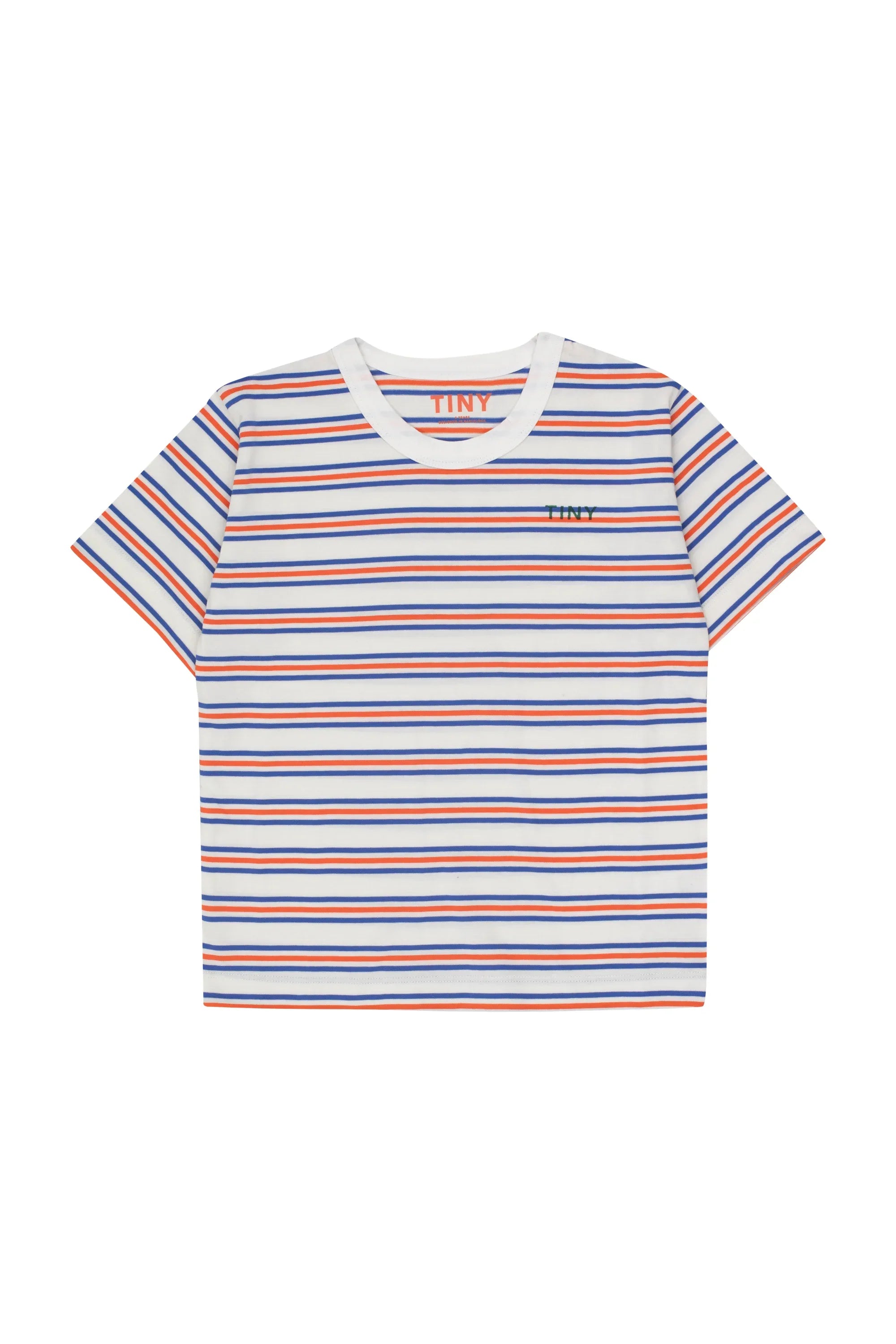 Stripes Multicolor T-shirt Off-White - Tinycottons