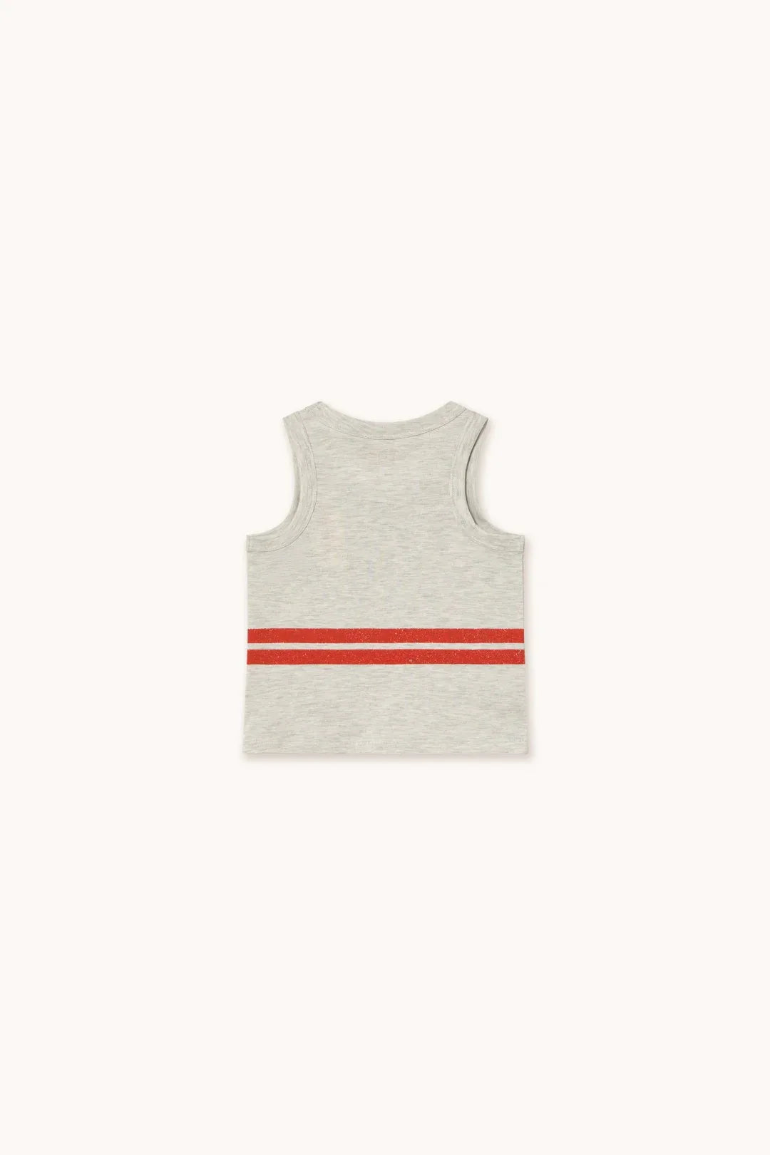 Tank Top Logo Stripes Cream Heather - Tinycottons