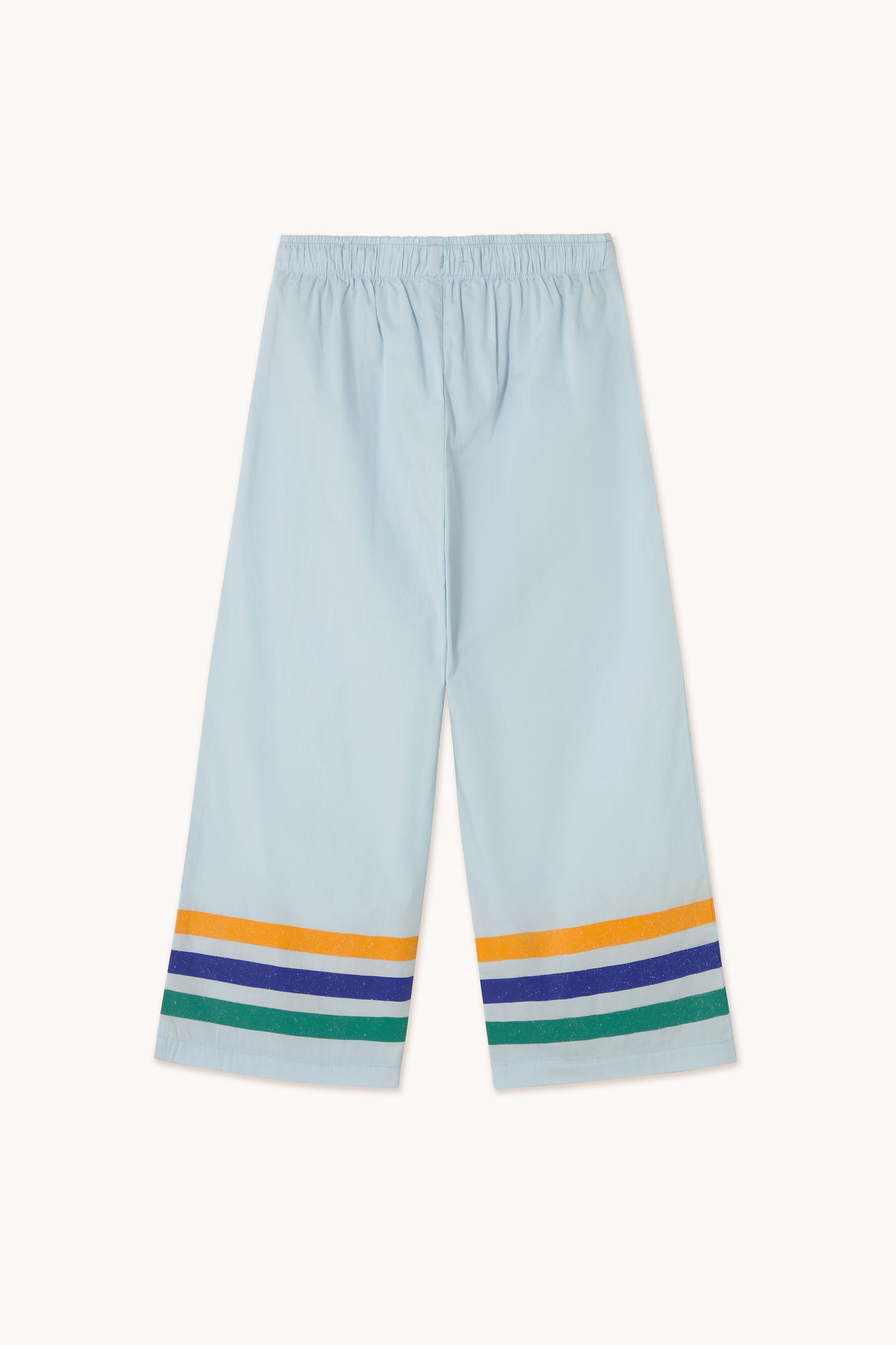 Stripes Multicolor Woven Pant Pastel Blue