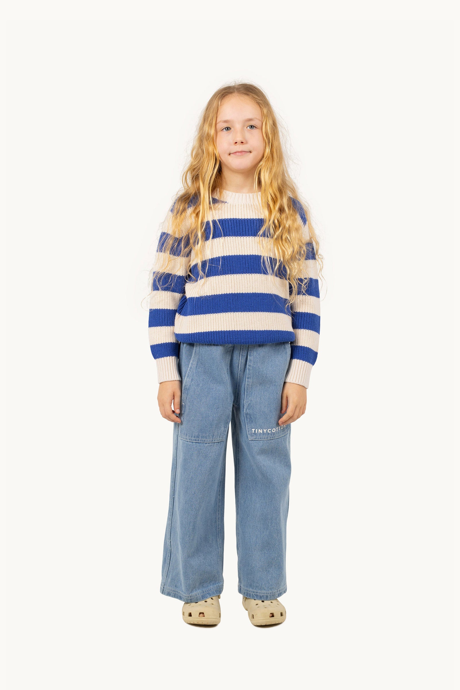 Graphic Denim Pant Light Blue Denim