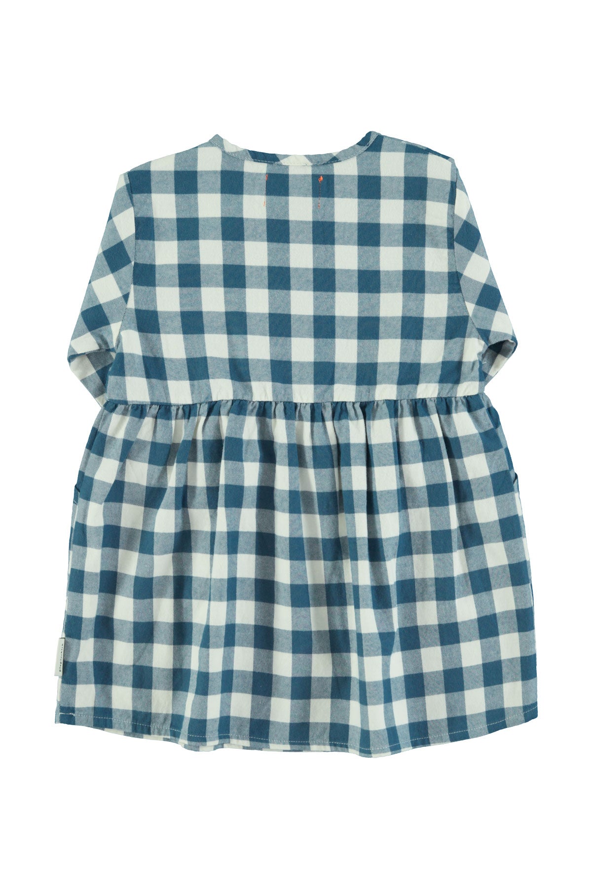 Short Dress Blue And White Checkered