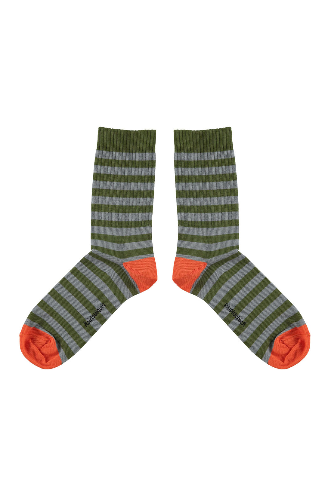Socks Green & Blue Stripes