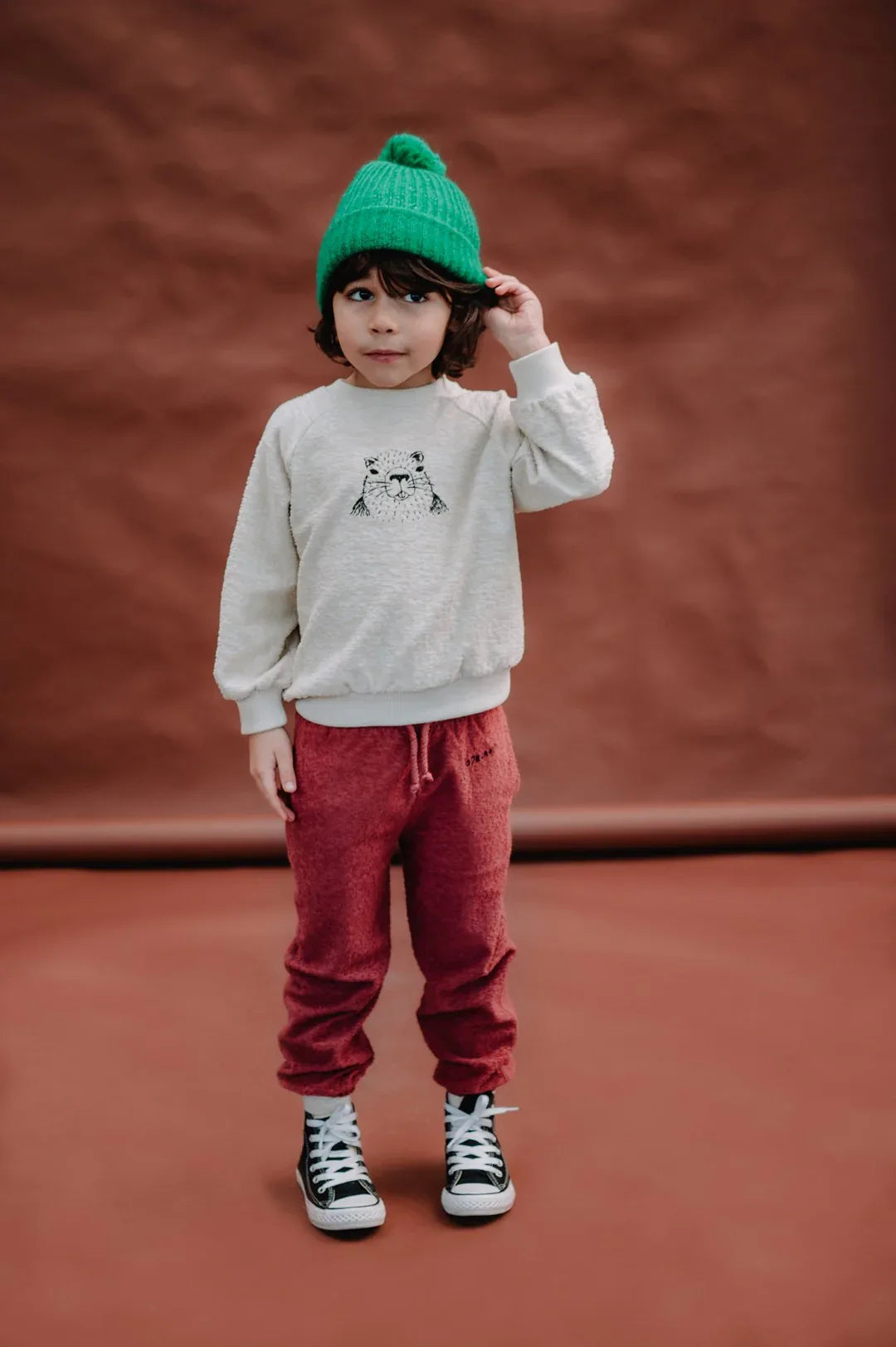 Sweatpants Jodelahiti Barn Red - Sproet & Sprout
