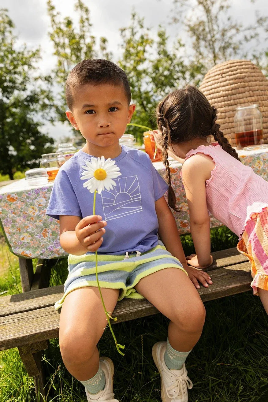 Terry Stripes Shorts - Sproet & Sprout