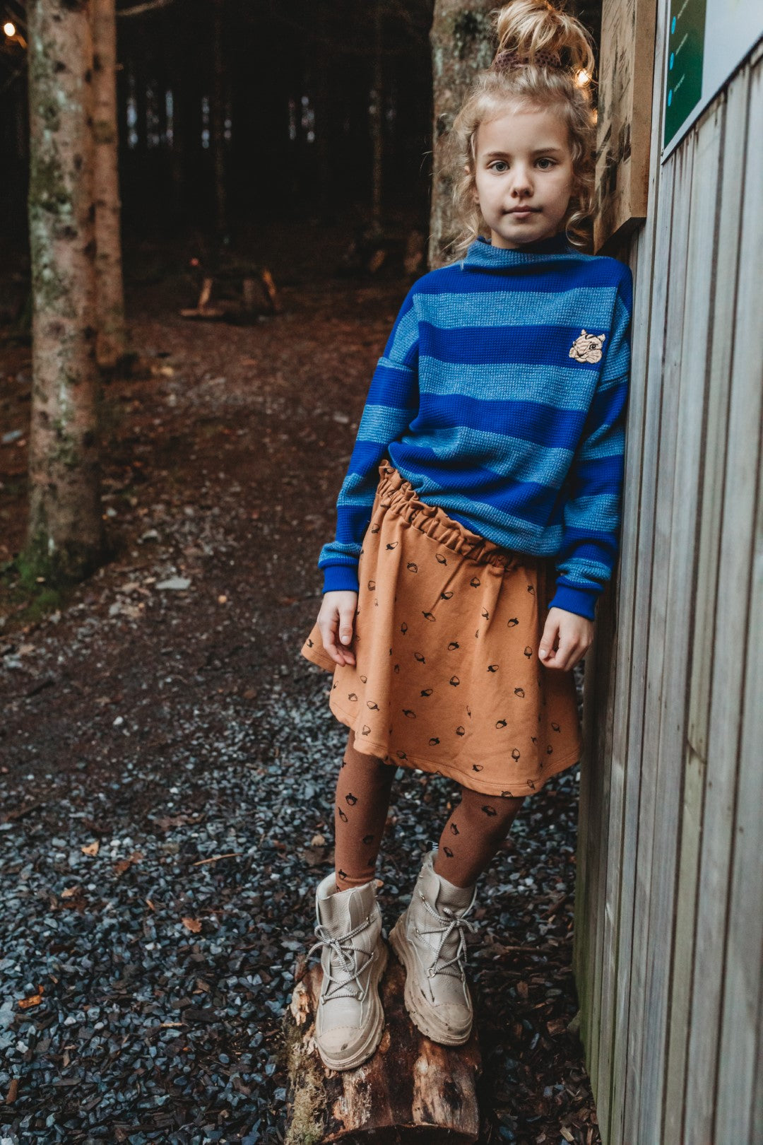 Sweater Melee Stripe Ultra Blue