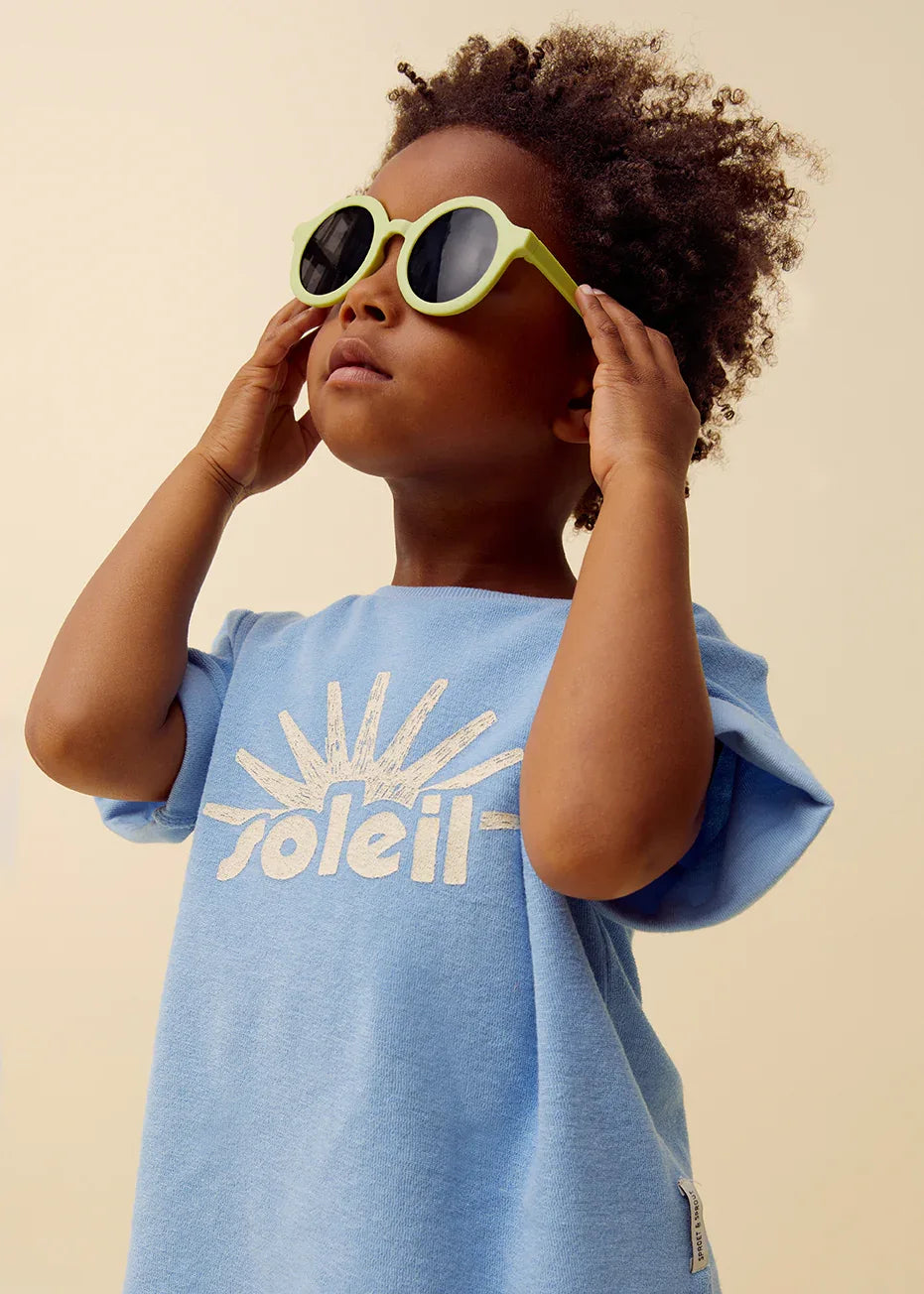 Terry T-shirt Soleil Forever Blue - Sproet & Sprout
