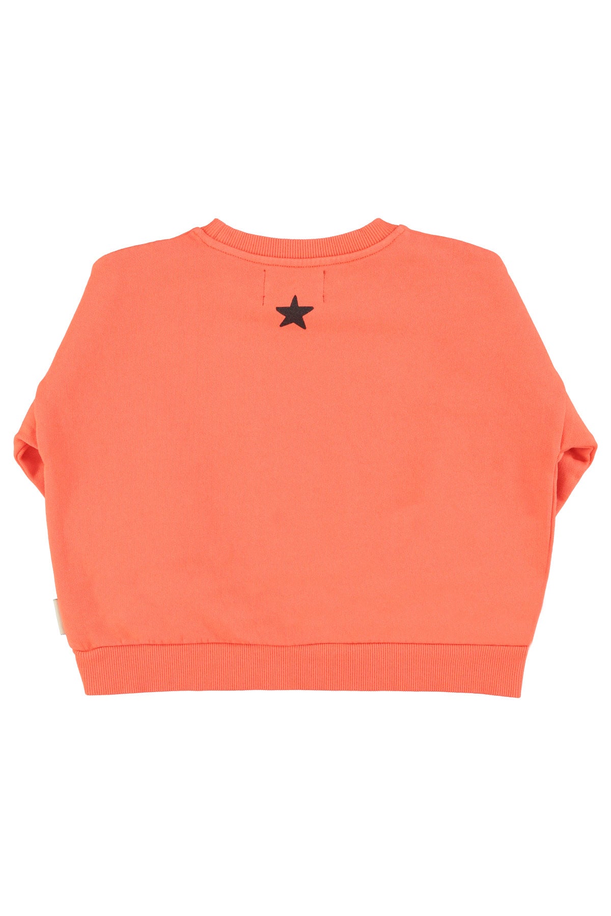 Sweatshirt Orange With Music Print