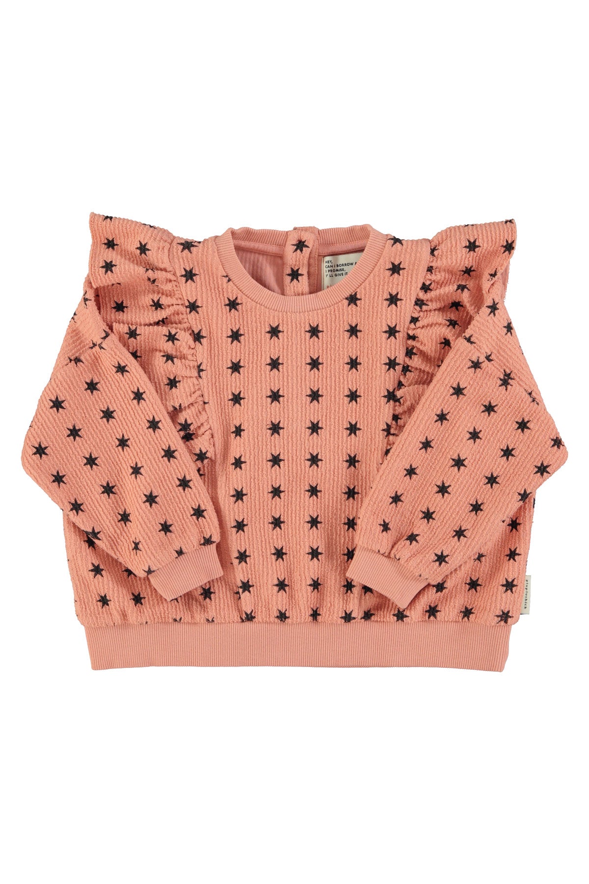 Sweatshirt Pink With Black Stars
