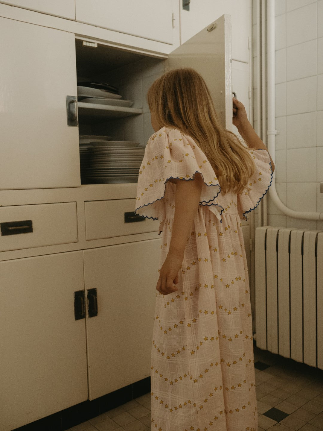 Zigzag Dress Pastel Pink