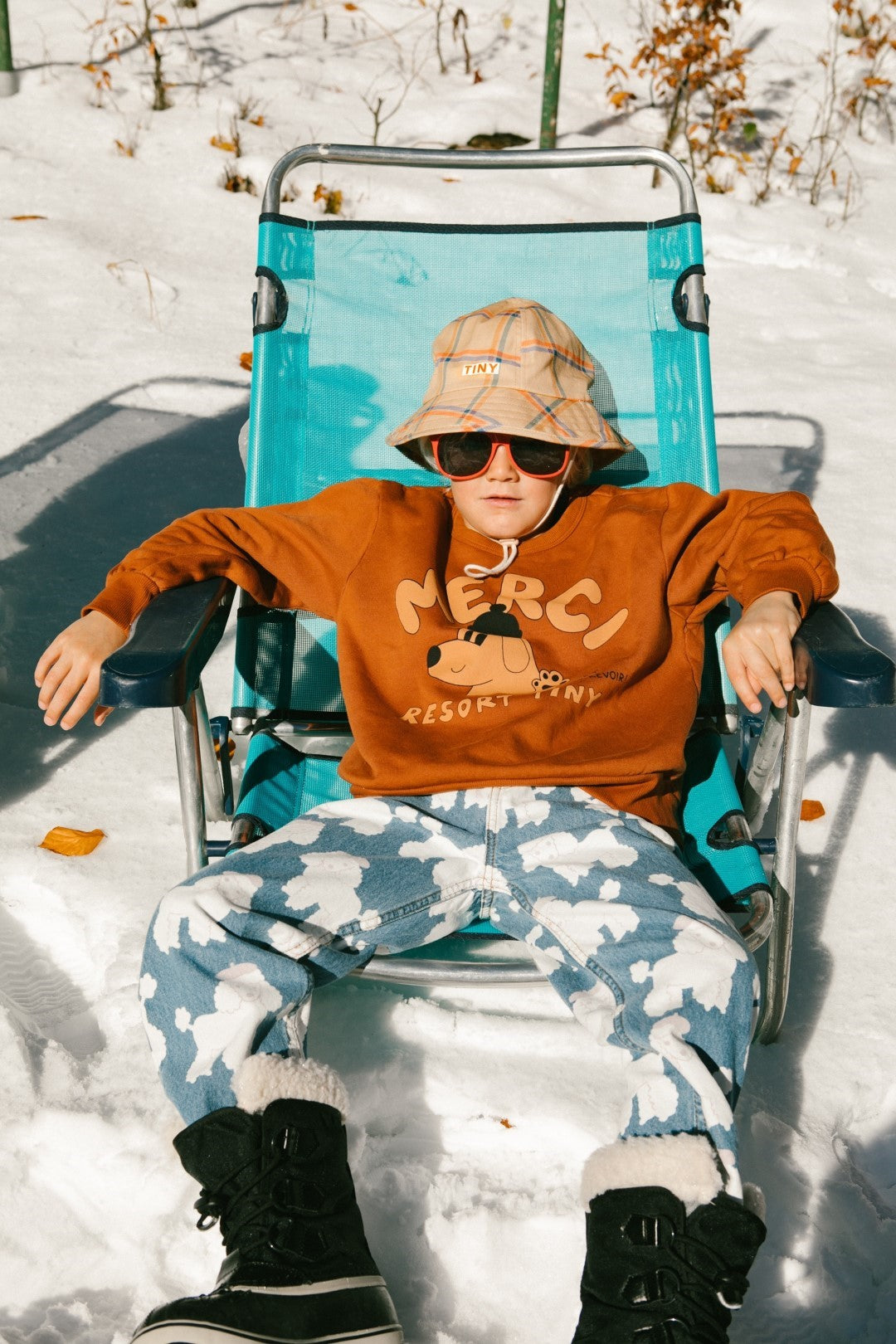 Merci Sweatshirt Brown
