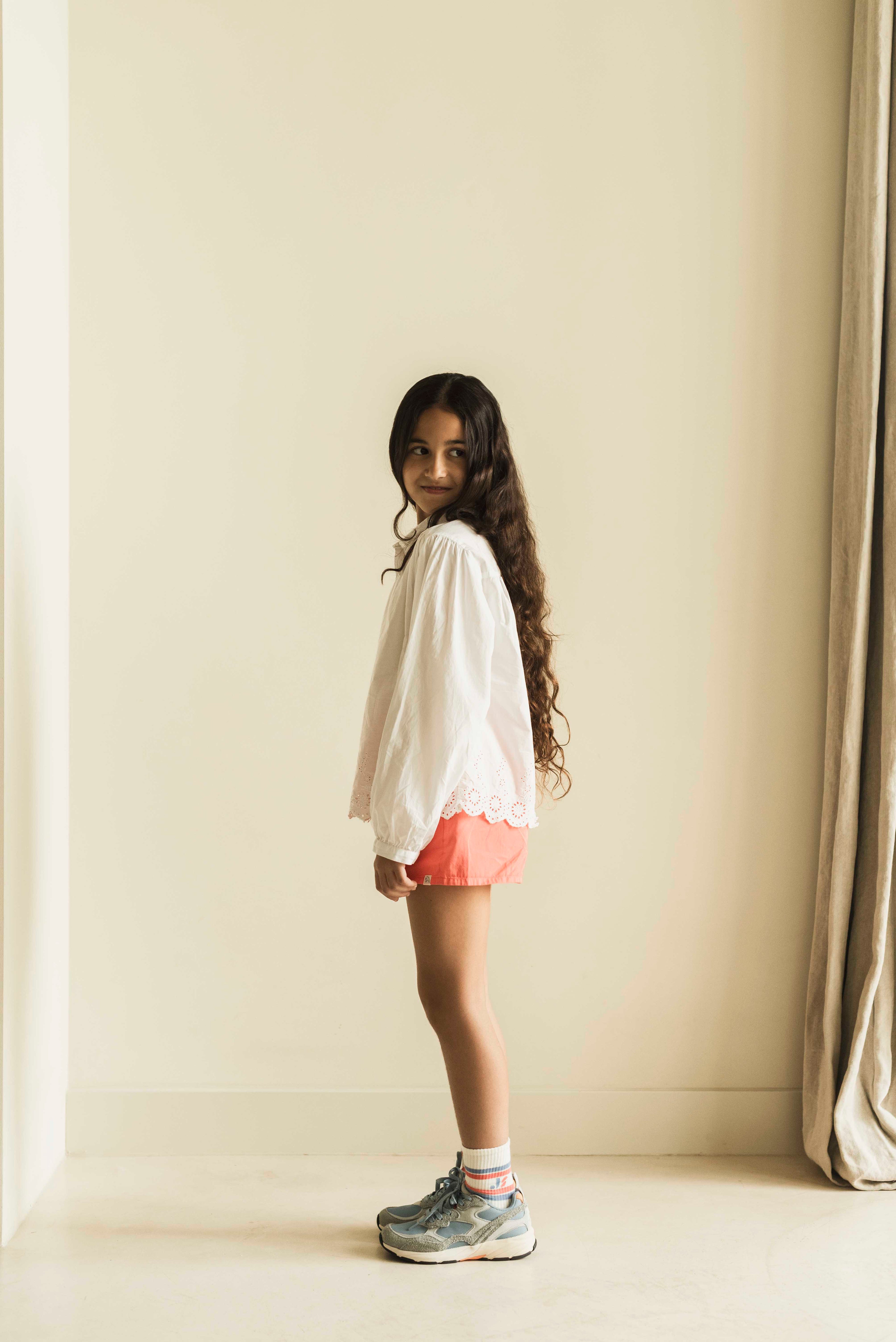 Lou Shorts Coral Orange