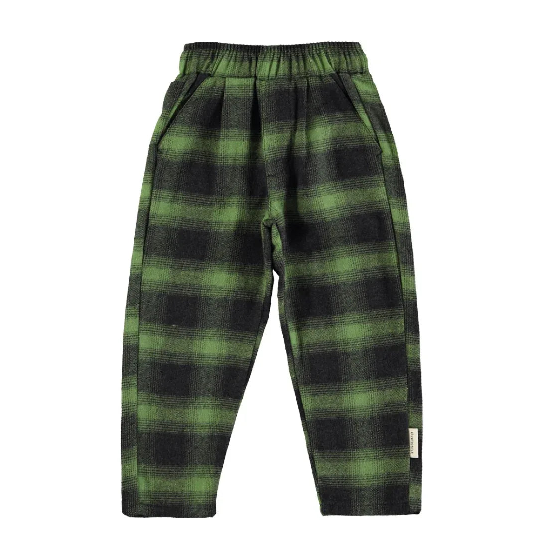 Trousers Green & Black Checkered - Piupiuchick