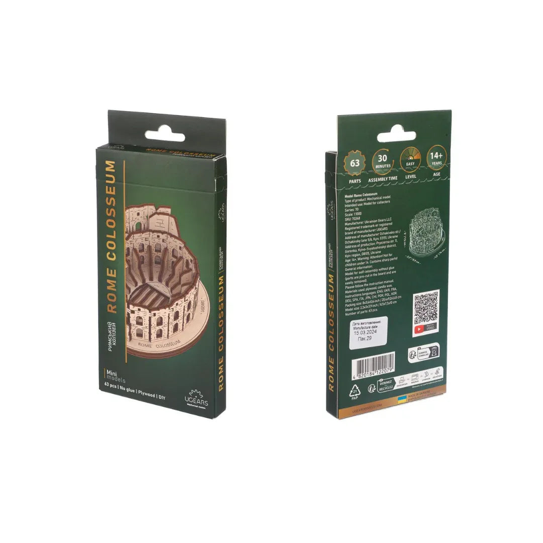 3D Puzzel Colosseum - Ugears