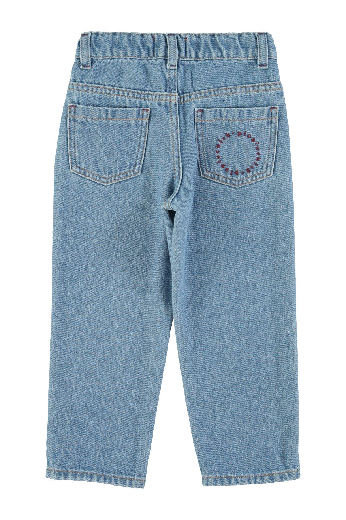 Unisex Trousers Washed Navy Denim