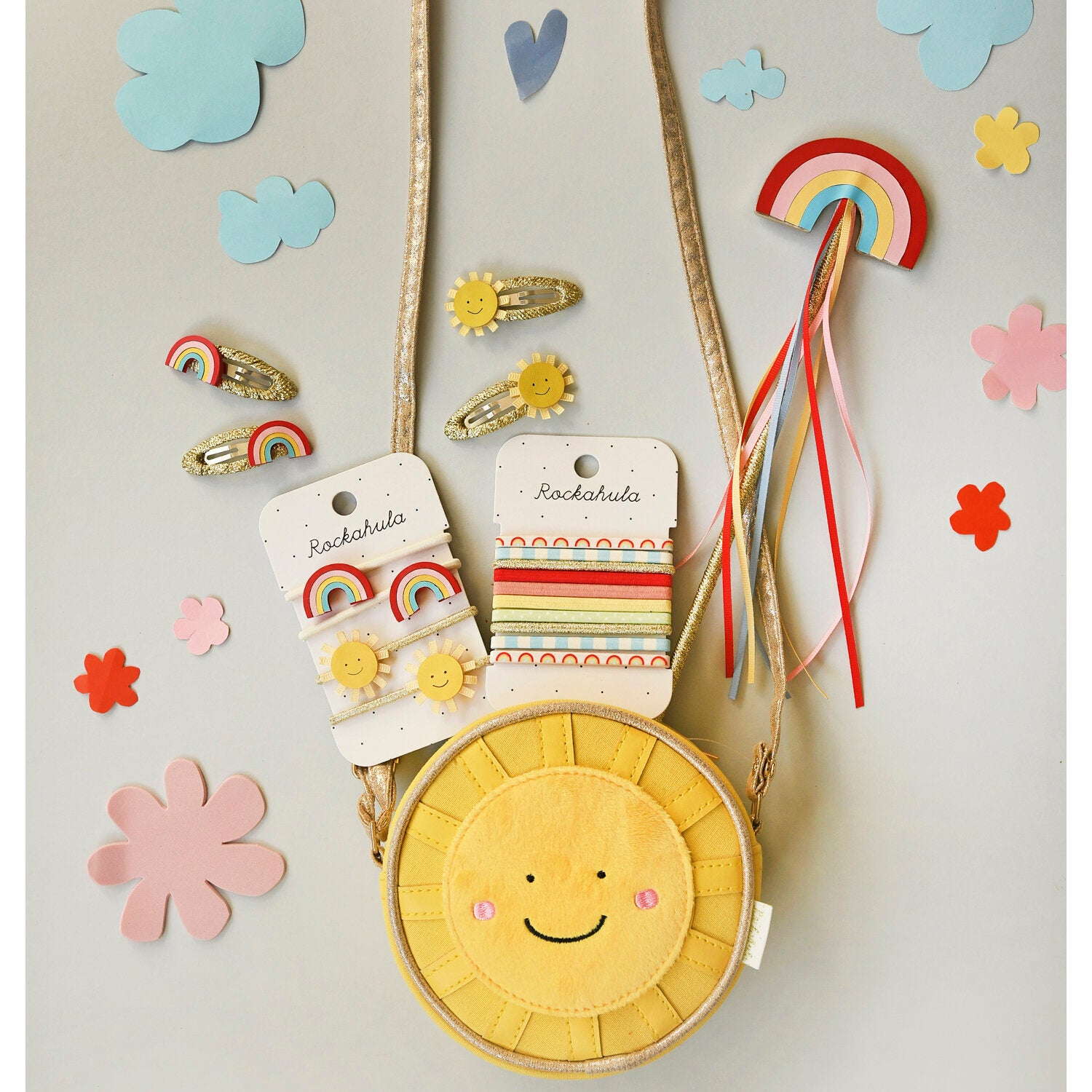 Vintage Rainbow Clips