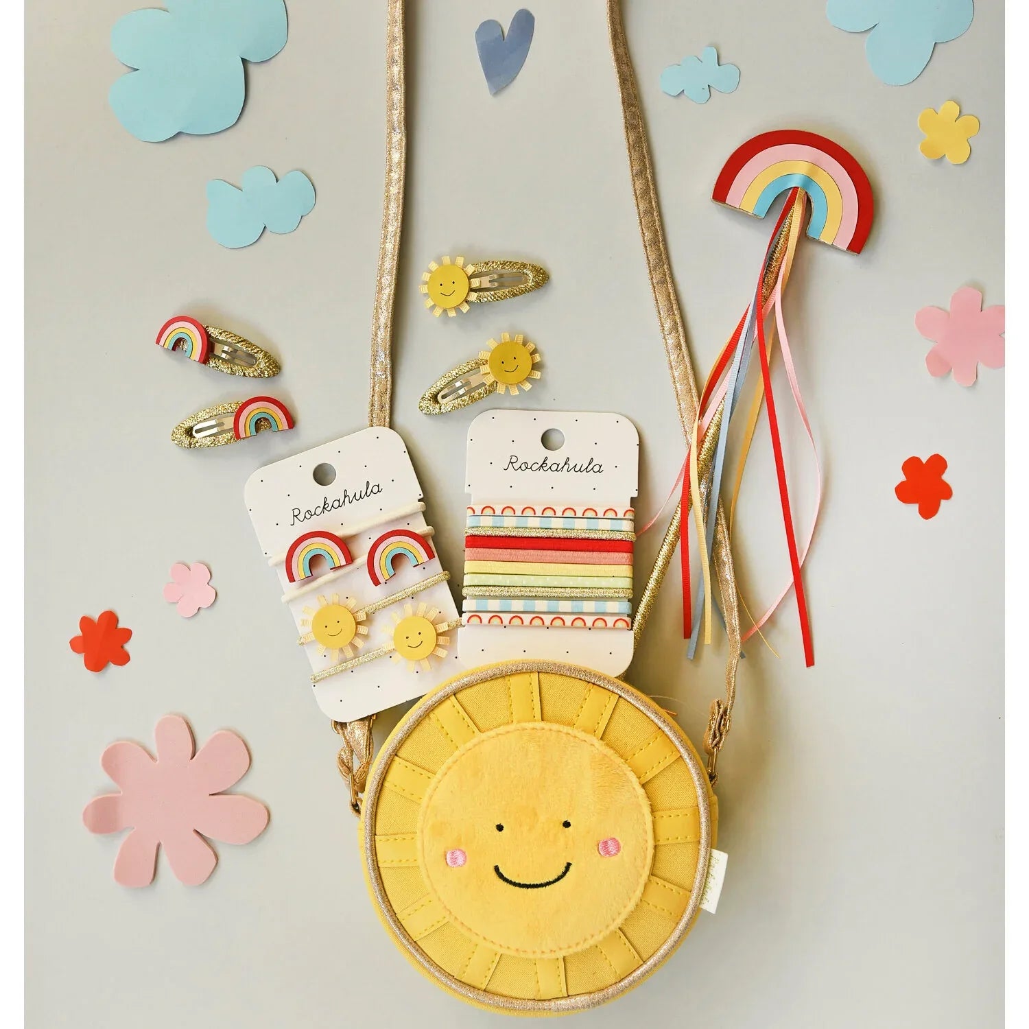 Vintage Rainbow Elastic Pony Pack - Rockahula