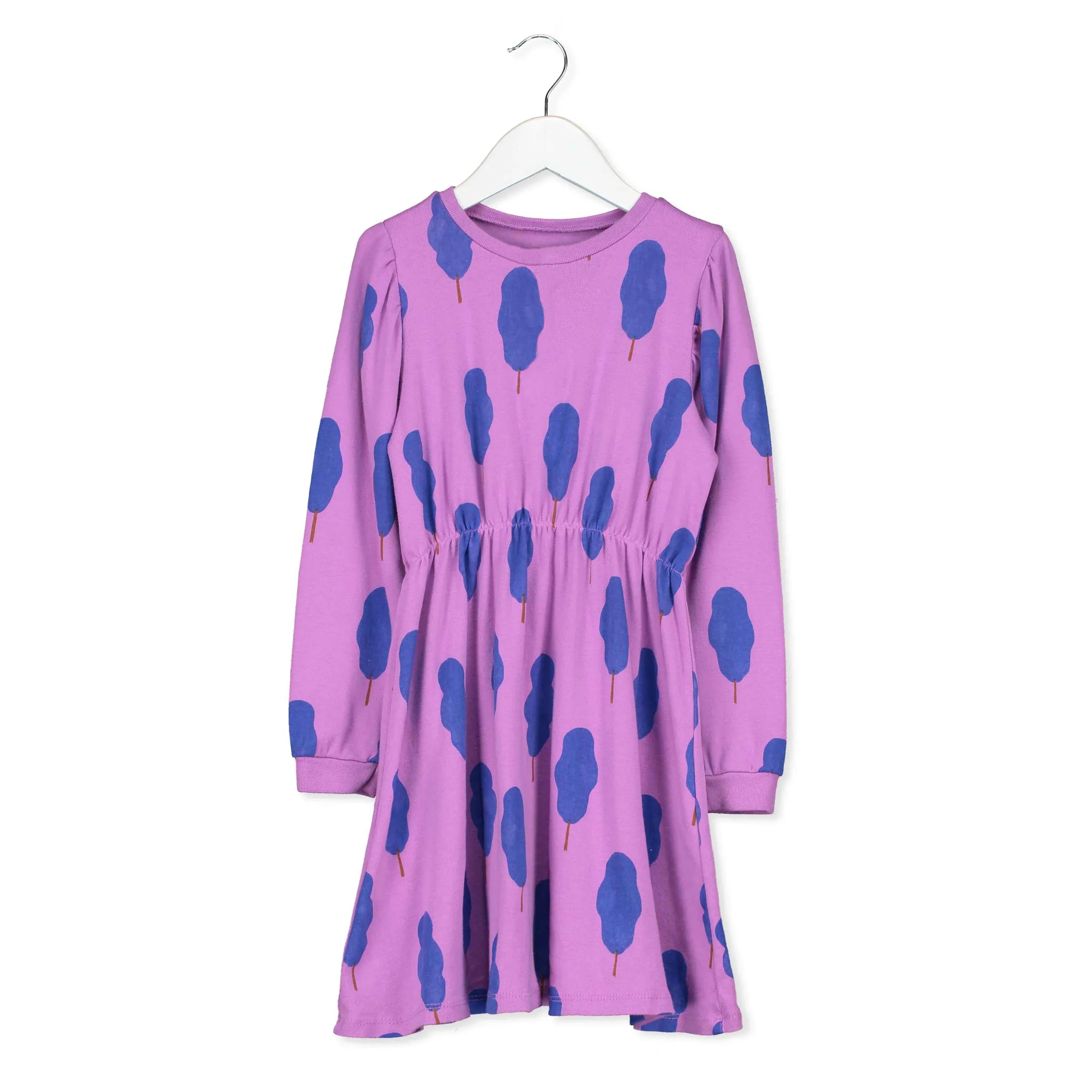 Puffed Sleeve Dress Mulberry Trees - Lötiekids