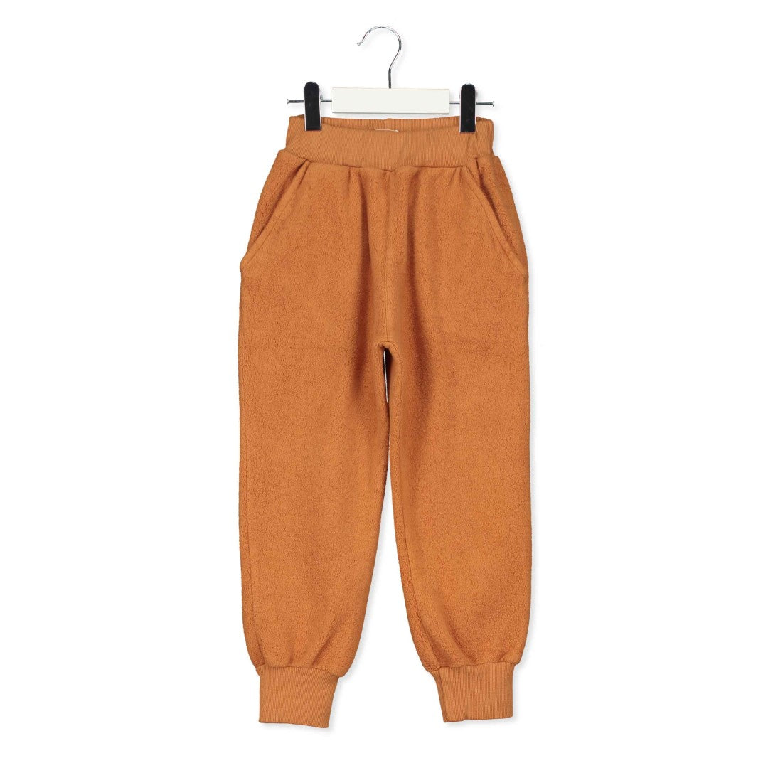 Teddy Jogger Pants Honey Solid