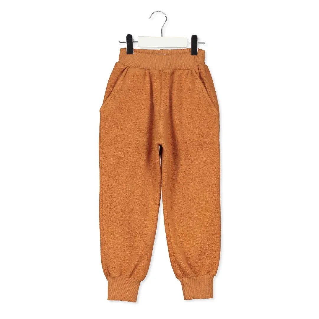 Teddy Jogger Pants Honey Solid - Lötiekids