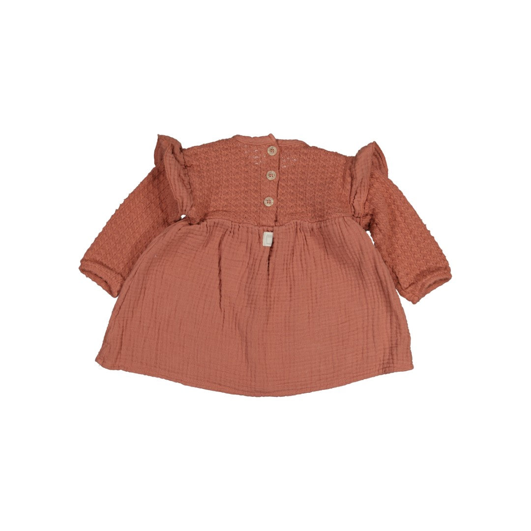 Sprinkler Combi Jackard Dress Clay