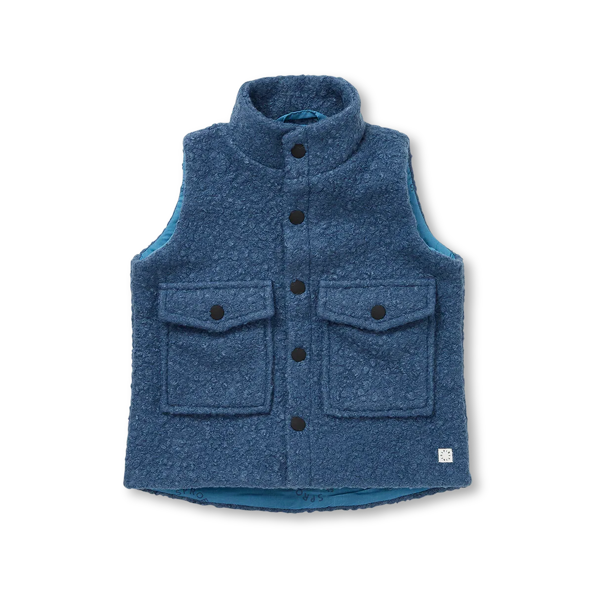 Teddy Bodywarmer Blue Shadow - Sproet & Sprout