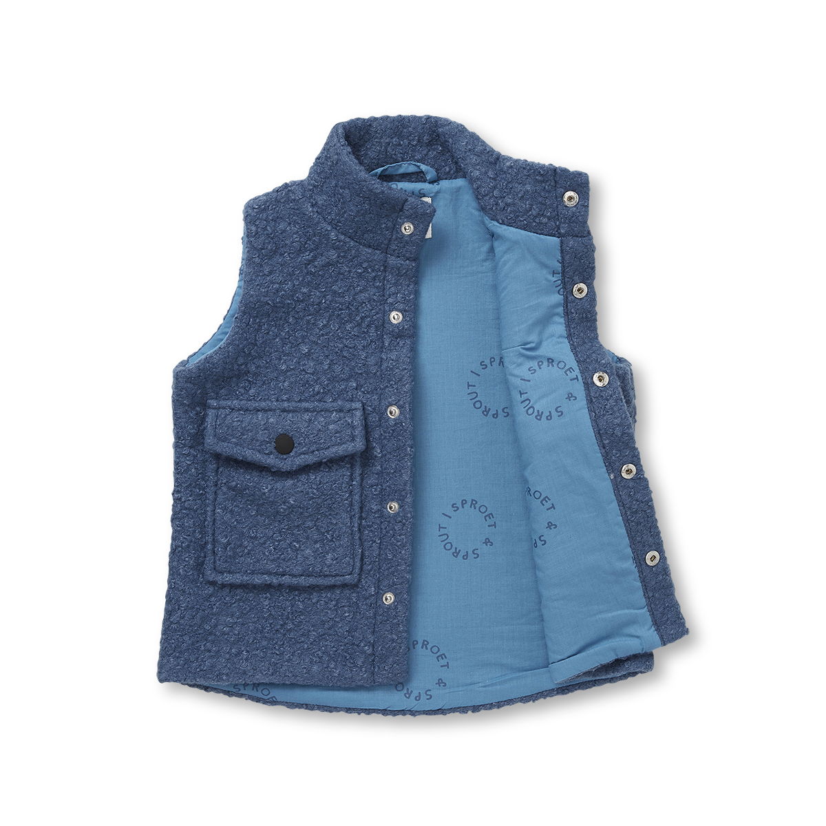 Teddy Bodywarmer Blue Shadow