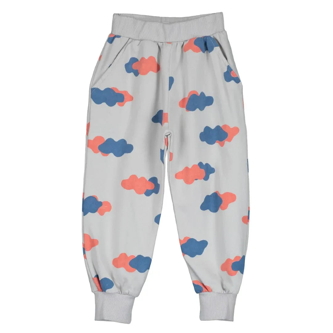 Jogger Pants Little Clouds Grey - Lötiekids