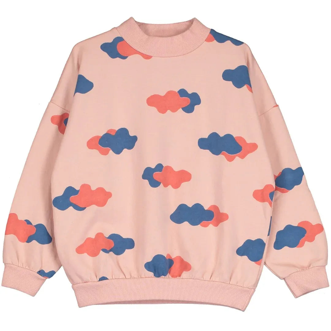 Sweatshirt Little Clouds Rose - Lötiekids