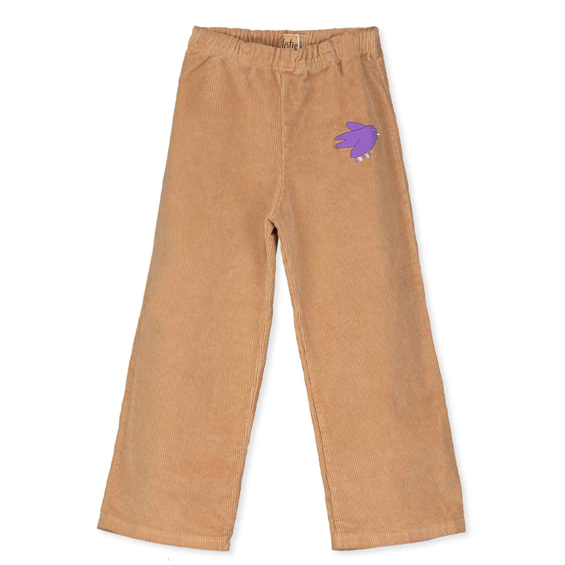 Corduroy Pants Flowing Birds Embroidery Toasted